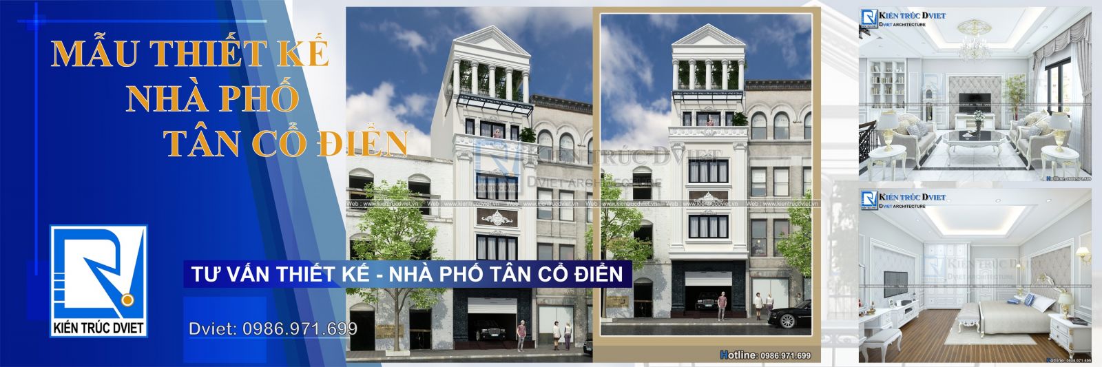 Slide 5: Thiết kế nhà phố kiểu Pháp 5 tầng