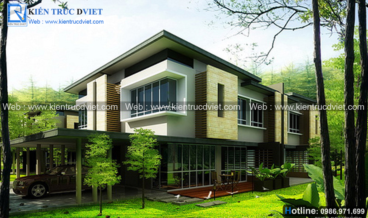 MẪU THIẾT KẾ BIỆT THỰ ĐẸP 3 TẦNG
