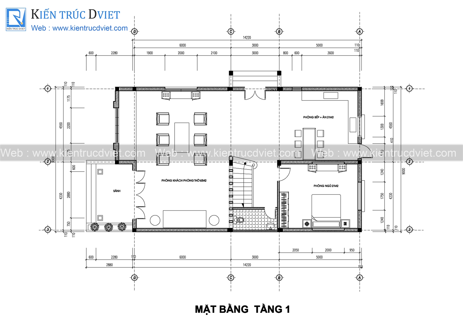 THIẾT KẾ BIỆT THỰ KIẾN TRÚC HIỆN ĐẠI 3 TẦNG 135M2