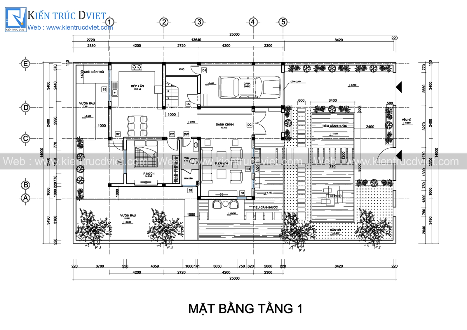 THIẾT KẾ BIỆT THỰ KIẾN TRÚC HIỆN ĐẠI 2 TẦNG 130M2