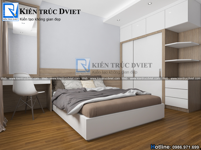 THIẾT KẾ NỘI THẤT CHUNG CƯ MON CITY 86M2 KIẾN TRÚC HIỆN ĐẠI