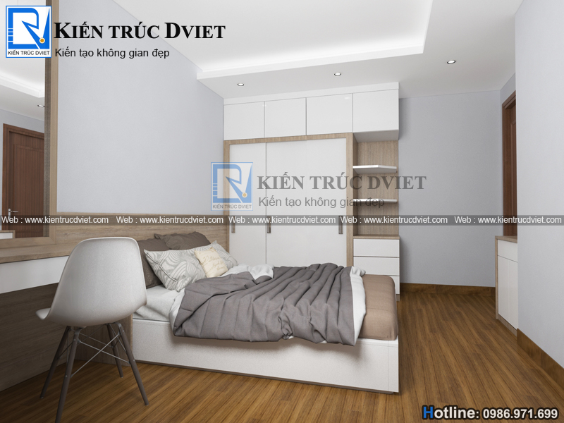 THIẾT KẾ NỘI THẤT CHUNG CƯ MON CITY 86M2 KIẾN TRÚC HIỆN ĐẠI