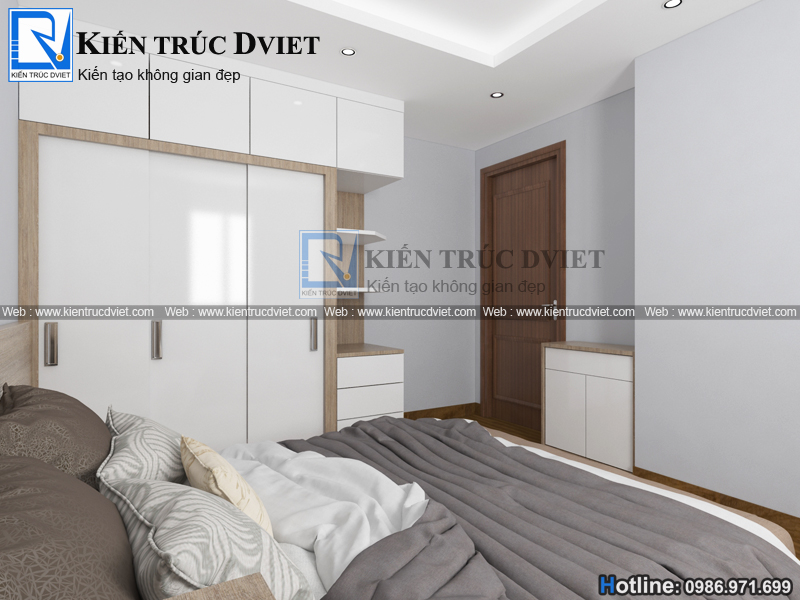 THIẾT KẾ NỘI THẤT CHUNG CƯ MON CITY 86M2 KIẾN TRÚC HIỆN ĐẠI
