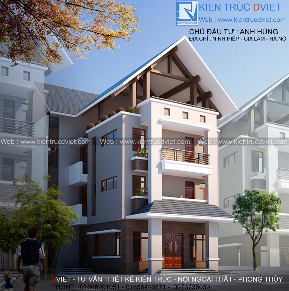 THIẾT KẾ BIỆT THỰ 3 TẦNG KIẾN TRÚC HIỆN ĐẠI 120 M2 TRÊN KHU ĐẤT MÉO