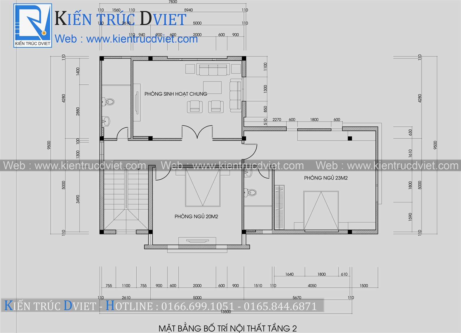 THIẾT KẾ BIỆT THỰ HIỆN ĐẠI 3 TẦNG HÌNH CHỮ L 110M2