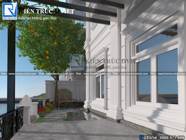 CẢI TẠO BIỆT THỰ TÂN CỔ ĐIỂN PHÁP 3 TẦNG 7,1X12,5M TẠI VINHOMES RIVERSIDE