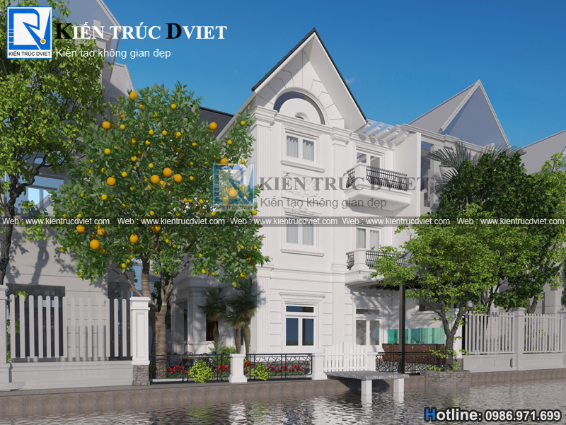 CẢI TẠO BIỆT THỰ TÂN CỔ ĐIỂN PHÁP 3 TẦNG 7,1X12,5M TẠI VINHOMES RIVERSIDE