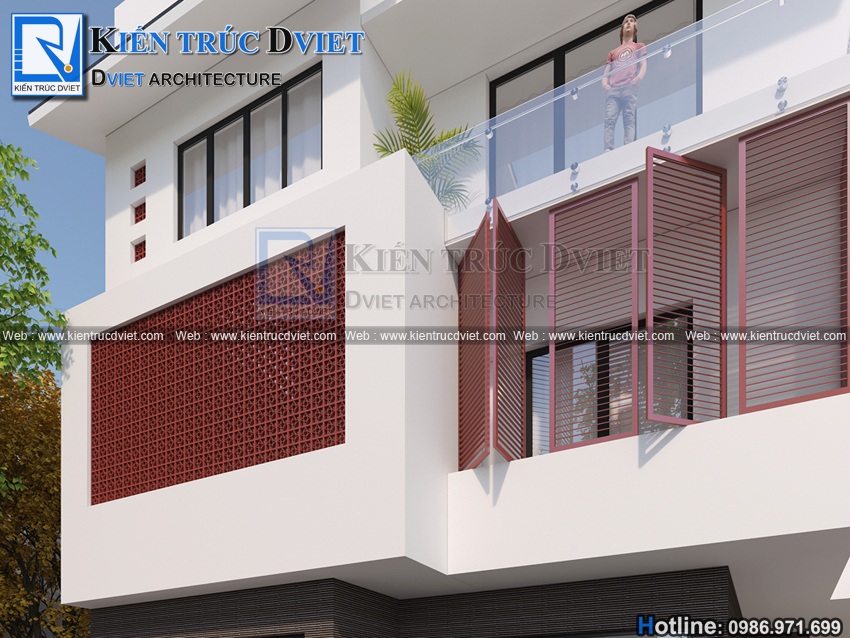 THIẾT KẾ BIỆT THỰ 3 TẦNG 120M2 10X12M HIỆN ĐẠI ĐẸP TẠI TP. HẢI DƯƠNG