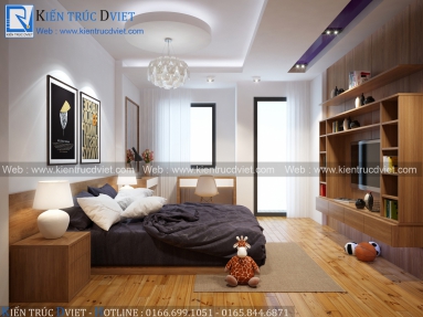 THIẾT KẾ NỘI THẤT PHÒNG NGỦ HIỆN ĐẠI 20M2