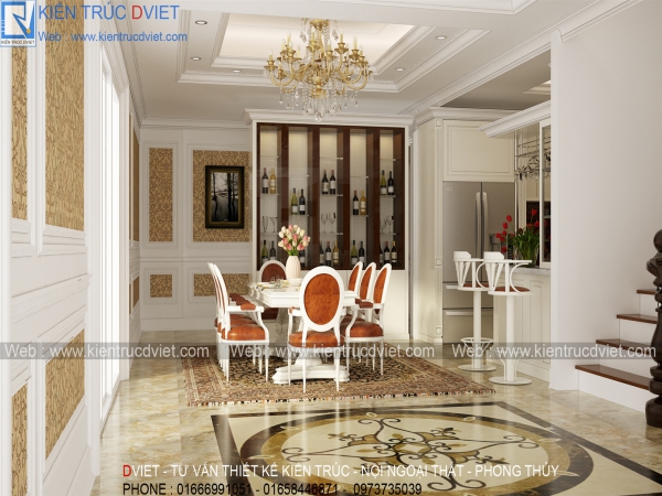 Thiết kế nội thất biệt thự
